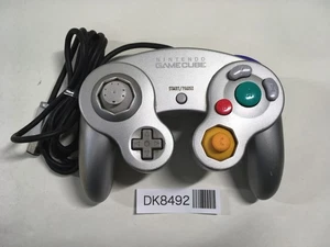 DK8492 Plz Read Item Condi Game Cube Controller Silver GameCube Japan - Picture 1 of 4