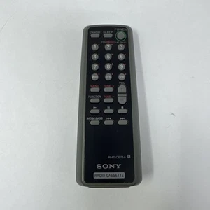 Mando a distancia Sony RMT-CE75A, NEGRO para reproductor de CD Radio Cassette BoomBox CFDE75 - Imagen 1 de 4