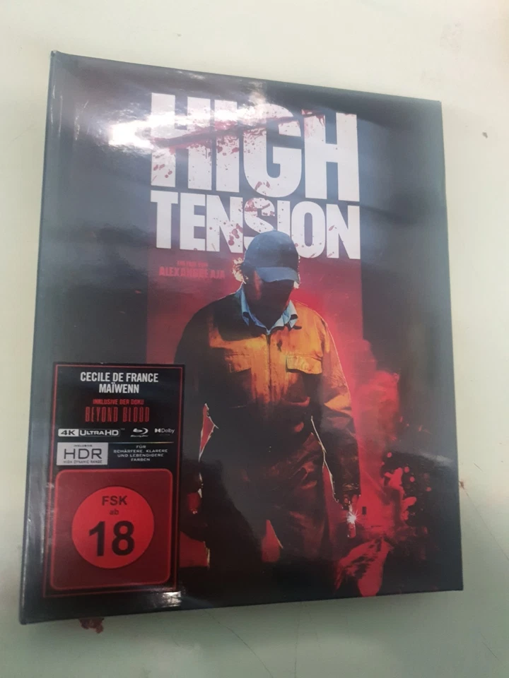 High Tension - Uncut - 4K Ultra HD Blu-ray - Mediabook Cover A # UHD+BLU-RAY-NEU - Bild 1 von 2