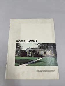 Home Lawns By Texas A&M University libretto, J.E. Hutchison, Direttore, Texas - Foto 1 di 5