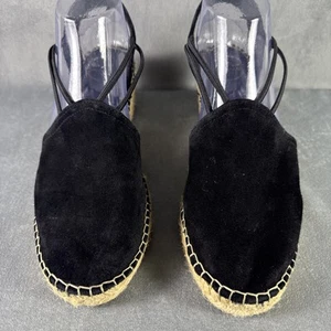 Toni Pons Damen-Espadrilles schwarz Samt ohne Schnürung Größe 40 US 9 - Bild 1 von 13