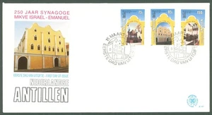 Colonies G10 Netherlands Antilles 1982 FDC 3v Religion Synagogue - Architecture - Picture 1 of 1