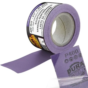 400 Grit Purple Ceramic 2.75" x 20 Yard Roll Self Adhesive Longboard Sandpaper - Picture 1 of 5