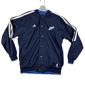 Oklahoma City Thunder Jacket Youth Large Reversible NBA Adidas Snap Varsity - Picture 1 of 16