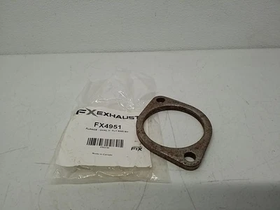 FX4951 3" ID Flat Oval Two Bolt Exhaust Flange Repair Replacement Fits 3" Pipe - Image 1 of 4