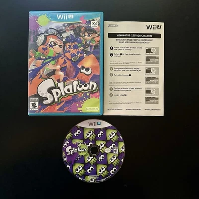 Splatoon Nintendo Wii U Complete Teated & Working - Image 1 of 2
