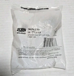 Zurn 34-TPKXLPEX 3/4" Crimp PEX x 3/4 Union Connection Tail Piece Kits NEW - Picture 1 of 2