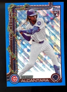 2025 Topps Holiday Kevin Alcantara RC  Blue  Glitter #H 109 Cubs - Picture 1 of 1