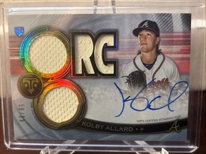 2019 Topps Triple Threads E#59/99 Kolby Allard #RFPAR-KA Auto RC - Picture 1 of 4