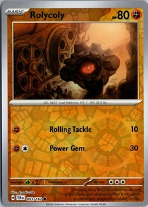 Rolycoly - SV05: Temporal Forces #093/162 Reverse Holo Common - Picture 1 of 2