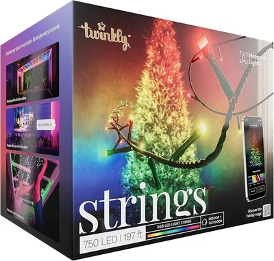 Twinkly Mappable Lights Indoor/Outdoor Use 750 LED 197 FT String Lights - Image 1 of 3