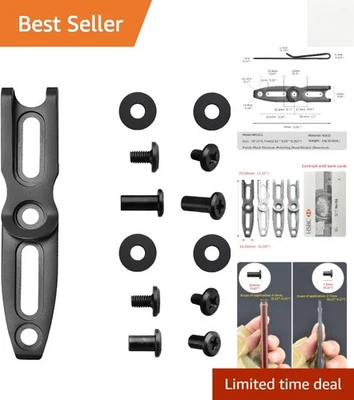 Multi-Hole Adjustable Pocket Clip for Kydex Sheath - Includes Dual Screw Options - Image 1 of 4