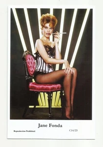 BX116) JANE FONDA SWIFTSURE PHOTO POSTCARD (C14/23) FILMSTAR PIN UP GLAMOR - Picture 1 of 1