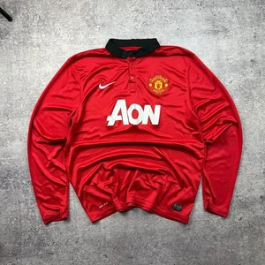 Manchester United nike Jersey 2013-2014 Home long Sleeve size XL - Picture 1 of 14