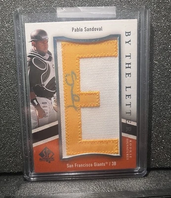 Parche auténtico Upper Deck SP 2009 automático por las letras Pablo Sandov #4/28 Foto 1 de 3