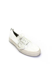 Everlane Womens Recycled Cotton The Forever Sneaker Tennis Sneakers White 7.5 PL - Picture 1 of 5