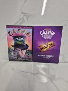 NEW Charlie And The Chocolate Factory (DVD, 2005) W/ Slipcover - Picture 1 of 2