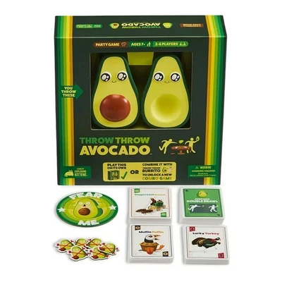 Exploding Kittens Throw Throw Avocado Card Game - Bild 1 von 4