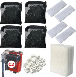 2 Aquarium Filter Media Kits Compatible with Fluval C2 (30 Gal) Aquarium Power F - Picture 1 of 6
