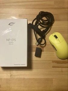 VAXEE ZYGEN NP-01S 4K Wireless Gaming Mouse Yellow Used - Picture 1 of 3