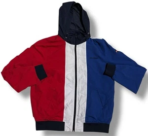 Giacca Tommy Hilfiger uomo multicolore colorblocked regata full zip taglia small - Foto 1 di 7