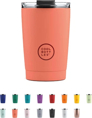 - Tumbler - Bicchiere Termico in Acciaio Inossidabile - 330 Ml - Pastel Coral -  - Immagine 1 di 4