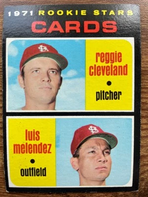 1971 Topps Baseball #216 St. Louis Cardinals Rookies Reggie Cleveland EX+ RC - Image 1 of 2