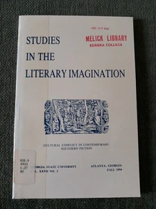 Studies In The Literary Imagination, Scholarly Journal, Fall 1994, X-lib, Good - Imagen 1 de 7