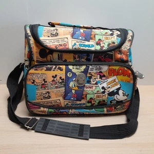 Disney Mickey Mouse Commic Pattern Makeup Carry All Bag - PLEASE READ! - Picture 1 of 17