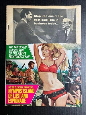MAN’S CONQUEST April 1970 Military stories Espionage Saigon San Juan Foto 1 de 3