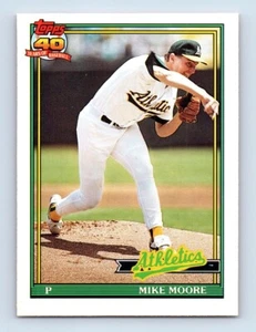 1991 O-Pee-Chee Mike Moore Oakland Athletics #294 - Picture 1 of 2