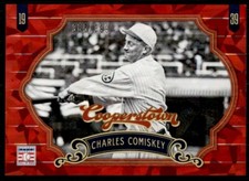 2012 Panini Cooperstown Crystal Collection Red Charles Comiskey /399 St. Louis