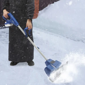 Cordless Rechargeable Snow Sweep Thrower Sidewalk Snow Throwing Sweeper 2500RPM - Picture 1 of 24