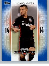 2017 Topps MLS Soccer BLUE PARALLEL Cards Pick From List/Complete Your Set