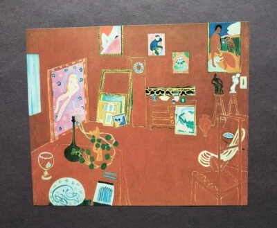 Impresión litográfica en color offset montado Henri Matisse "The Red Studio" 1991 Foto 1 de 3