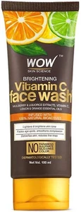 WOW Skin Science Brightening Vitamin C Gel Face Wash No Parabens Sulphate 100ml