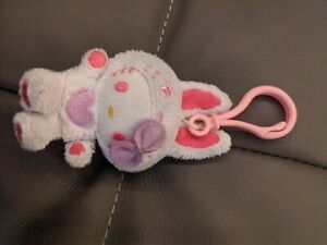 Hello Kitty Colorful Bunny Sanrio Plush 5" Toy Doll with clip.