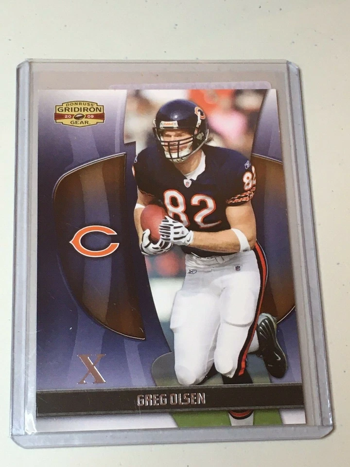F45386  2009 Donruss Gridiron Gear Silver X's #35 Greg Olsen Bears/250 - Image 1 of 1