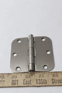 Ball Bearing Interior Door Hinges Satin Nickel 3-1/2" x 1/4" - Picture 1 of 1