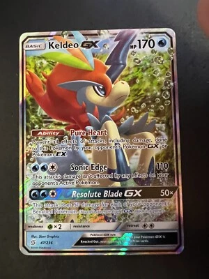 Keldeo GX 47/236 Unified Minds Pokemon TCG Full Art Ultra Rare Near Mint - Image 1 of 2