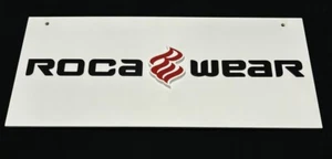 Rocawear Hip Hop Streetwear Clothing Store Display Sign Vintage Rare 24”x11” - Picture 1 of 13