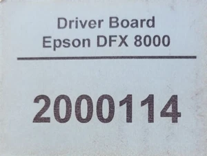 EPSON DFX 8000 Driver Board 2000114 - Picture 1 of 4