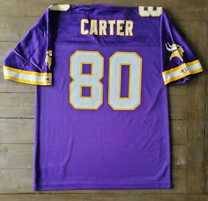Vintage Champion Minnesota Vikings Cris Carter #80 Authentic NFL Jersey Size 40