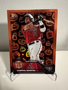 2023 Topps Update Gabriel Moreno Halloween Ghost Foil SP Rookie Card #US161
