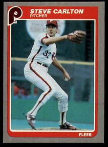 1985 Fleer #246 Steve Carlton NM+ Phillies