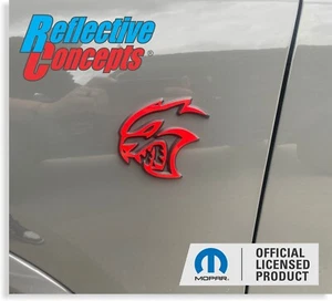 2021-2025 Durango SRT Hellcat Fender Emblem Overlay Decal Stickers - Picture 1 of 96