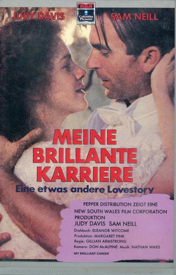 VHS "MEINE BRILLANTE KARRIERE" Judy Davis, Sam Neill, Gillian Armstrong RCA - Bild 1 von 1