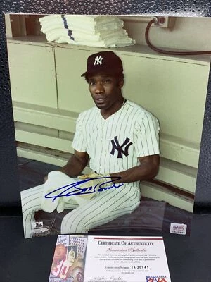 Foto 8x10 firmada por Bobby Bonds New York Yankees PSA/ADN Foto 1 de 2