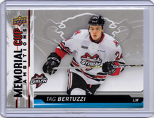 TAG BERTUZZI 18/19 Upper Deck CHL Rookie Memorial Cup Ambitions Insert #CA-5 🔥