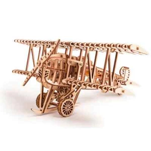Truco mecánico de madera 3D rompecabezas avión avión avión avión constructor conjunto - Imagen 1 de 12